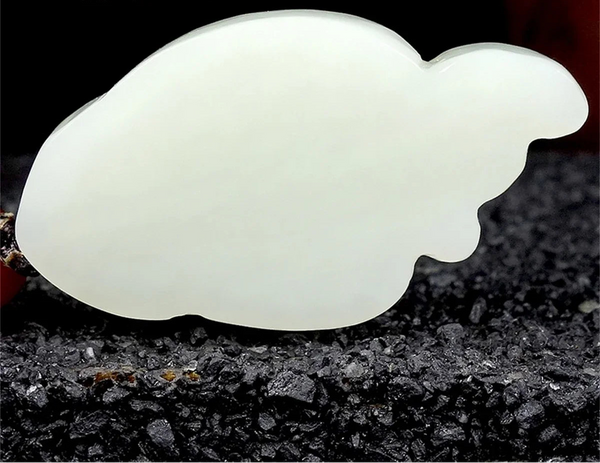 White Jade Fish Pendant-ToShay.org