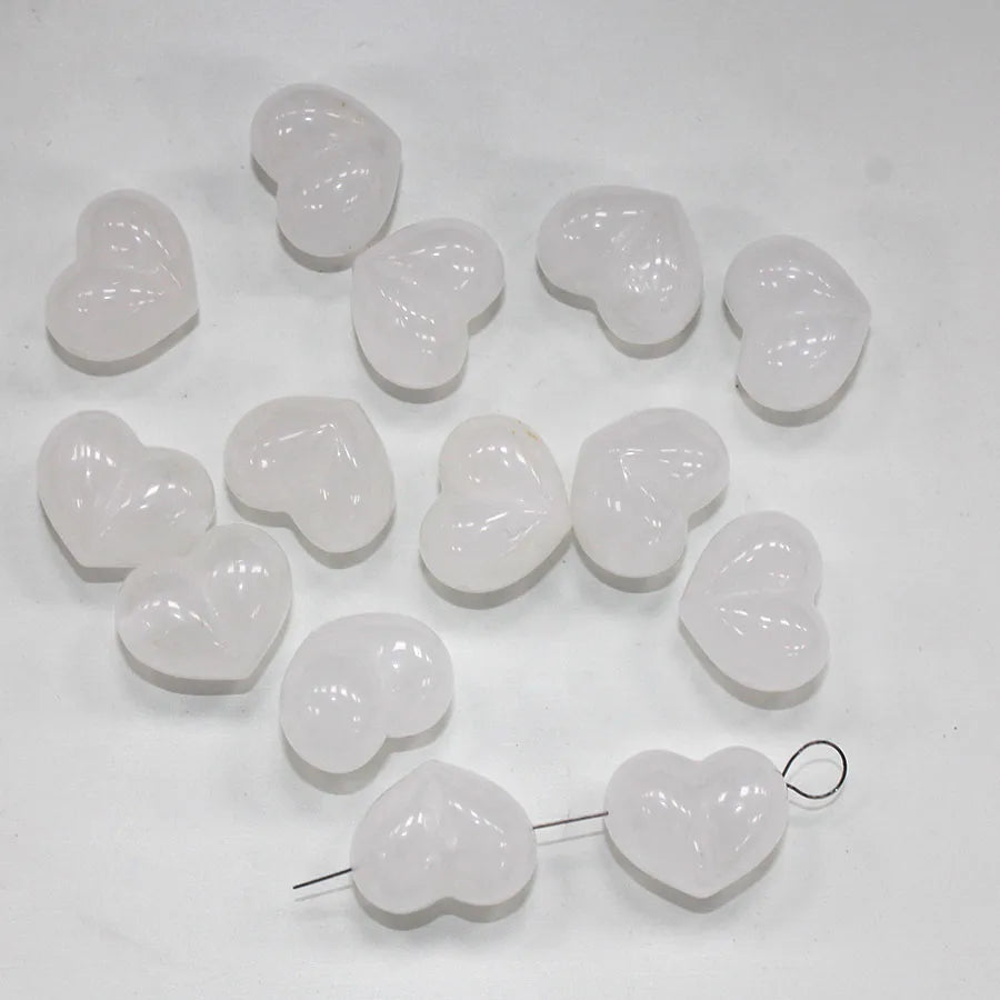 Mixed Quartz Crystal Hearts-ToShay.org