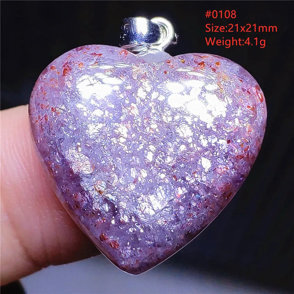 Blue Blood Red Lolite Pendant-ToShay.org