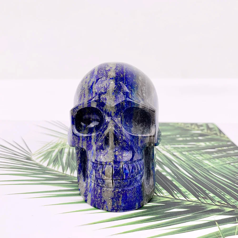 Blue Lapis Lazuli Skull-ToShay.org