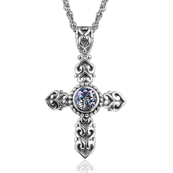 Mixed Gemstone Cross Pendants-ToShay.org