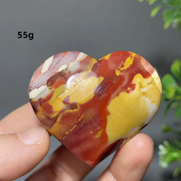 Yellow Mookaite Heart-ToShay.org