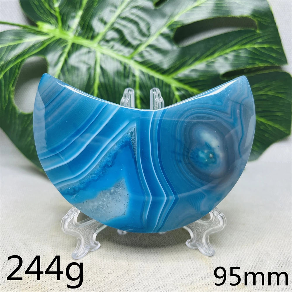 Blue Lace Agate Moon-ToShay.org