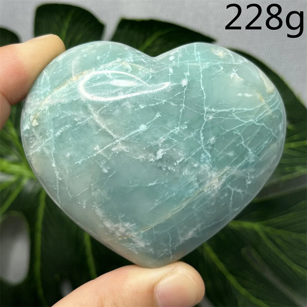 Blue Amazonite Stone Heart-ToShay.org
