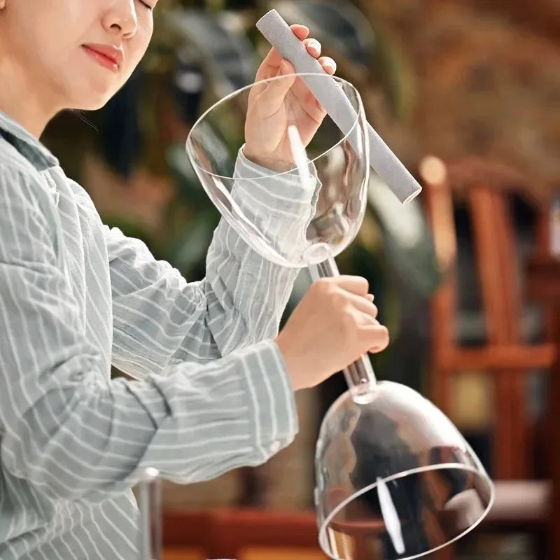 Clear Crystal Double Singing Bowl-ToShay.org