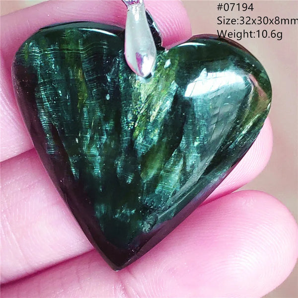 Green Seraphinite Pendant-ToShay.org