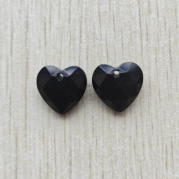 Mixed Crystal Heart Pendants-ToShay.org