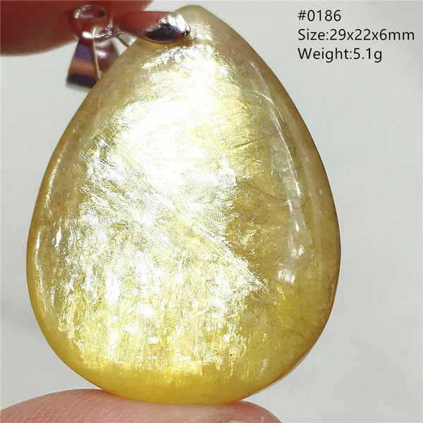 Gold Lepidolite Flash Pendant-ToShay.org