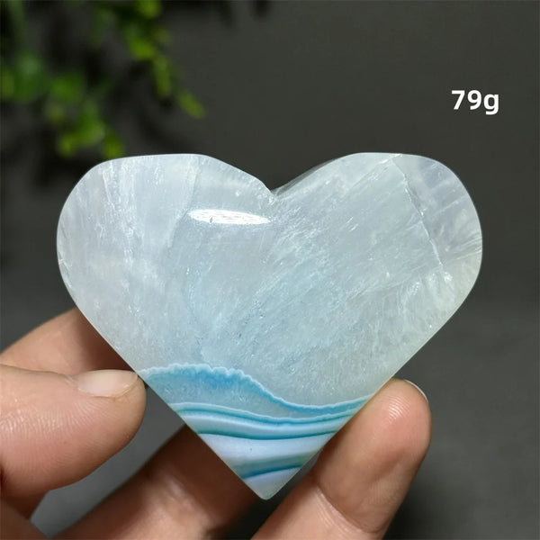 Blue Agate Heart-ToShay.org