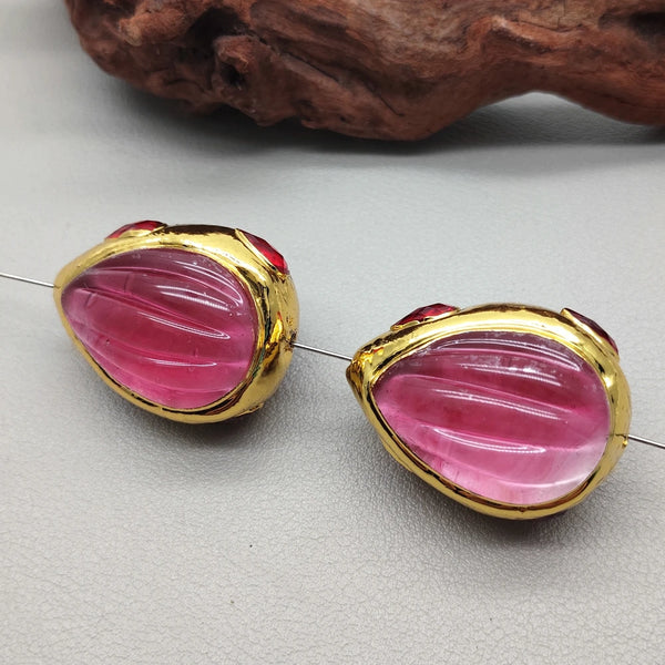Pink Fuchsia Jade Beads-ToShay.org