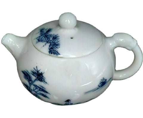 Blue White Ceramic Teapot-ToShay.org