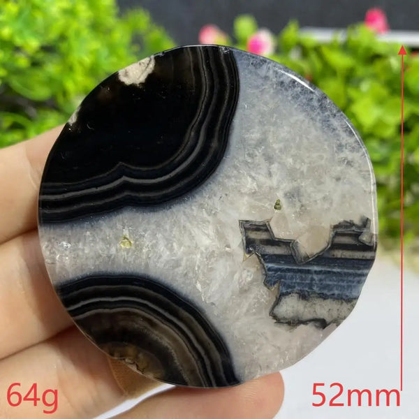 Black Agate Slice-ToShay.org
