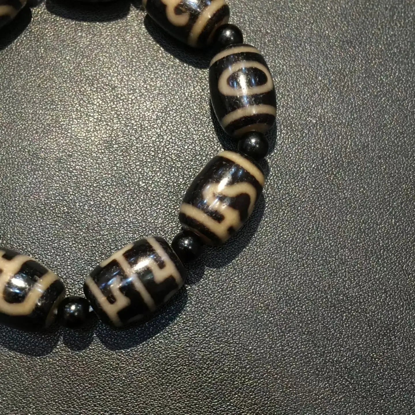 Tibetan Agate Dzi Bracelet-ToShay.org