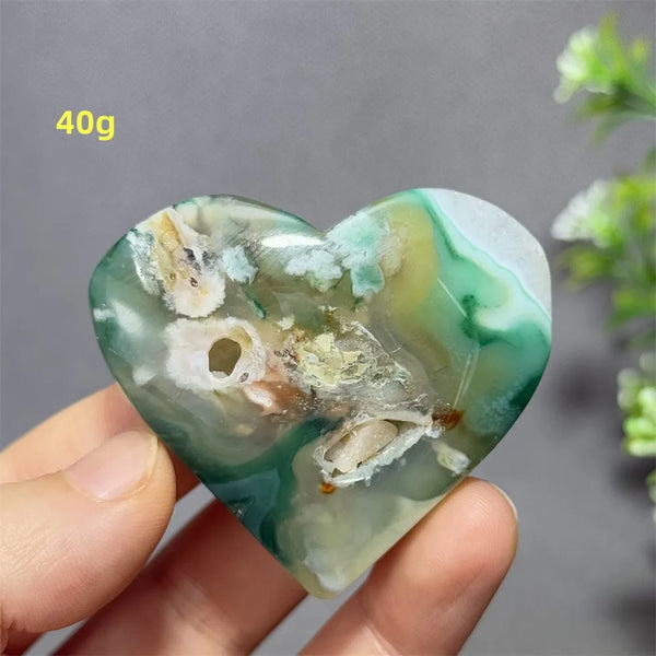Green Cherry Blossom Agate-ToShay.org