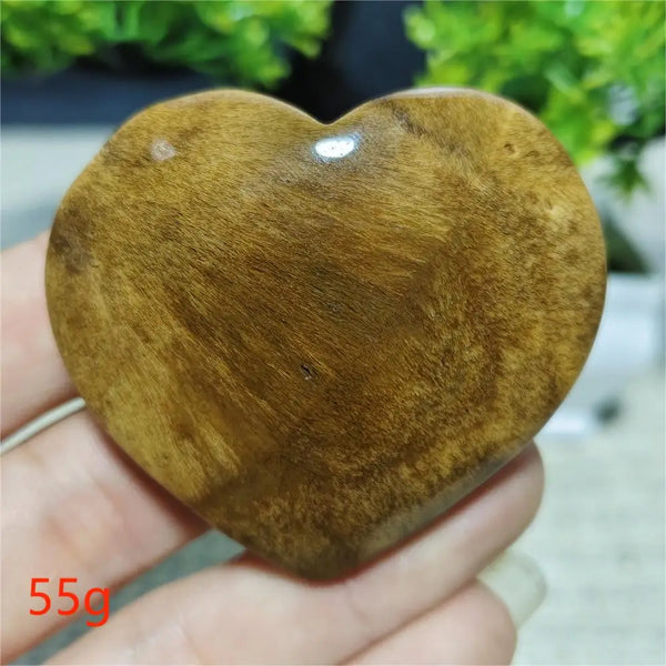 Black Hair Agate Heart-ToShay.org