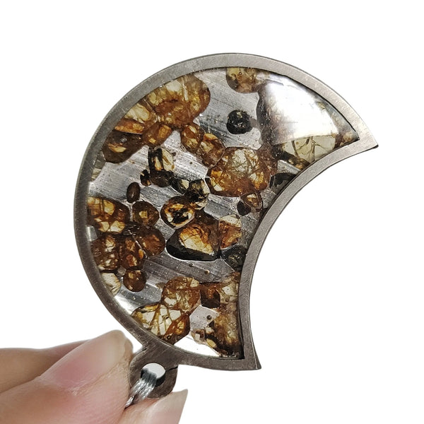 Olive Meteorite Pendant-ToShay.org