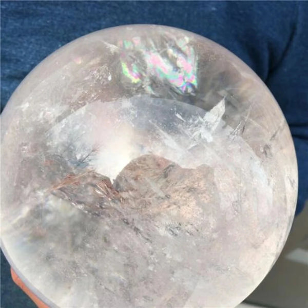 White Crystal Quartz Ball-ToShay.org