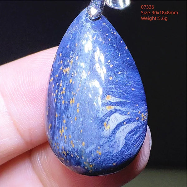 Blue Pietersite Chatoyant Pendant-ToShay.org