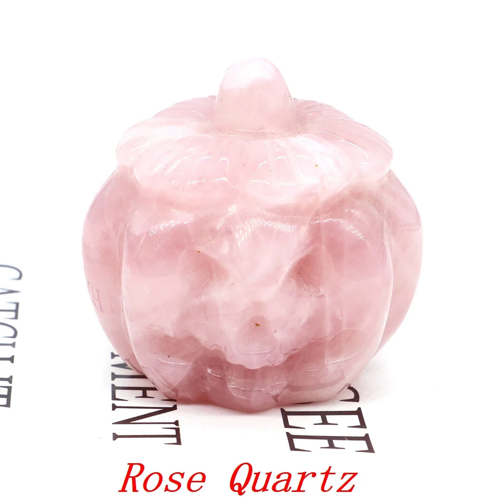 Mixed Crystal Pumpkin Face-ToShay.org