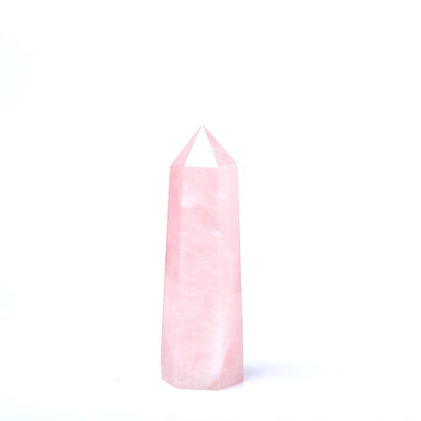 Pink Rose Quartz Crystal Point-ToShay.org