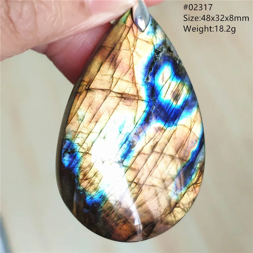 Blue Labradorite Pendant-ToShay.org