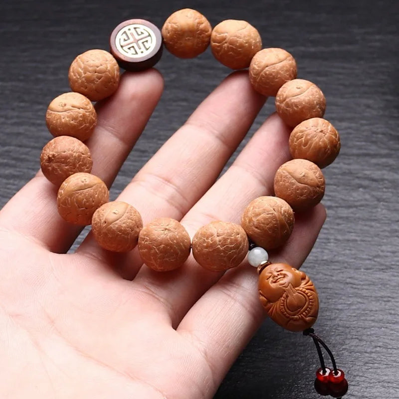 Brown Phoenix Eye Bodhi Bracelet-ToShay.org