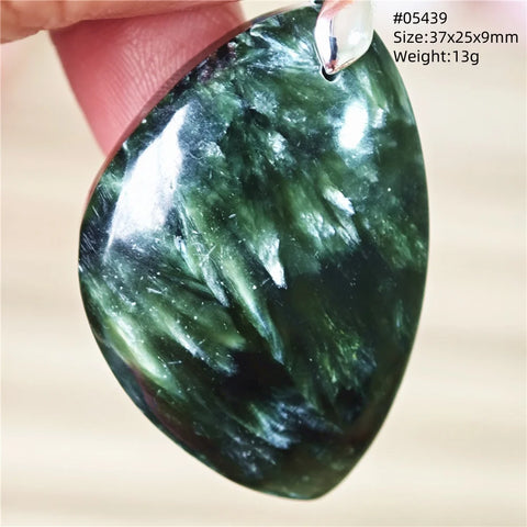 Green Seraphinite Pendant-ToShay.org