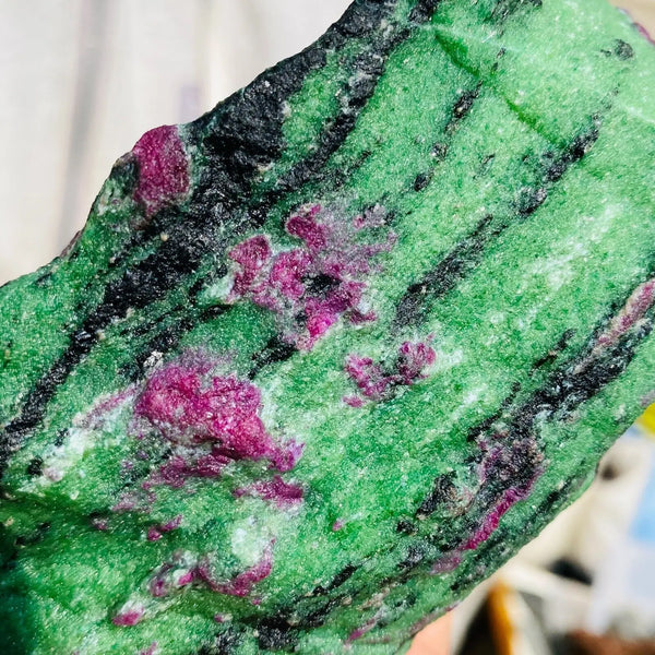 Green Ruby Zoisite Gemstone-ToShay.org