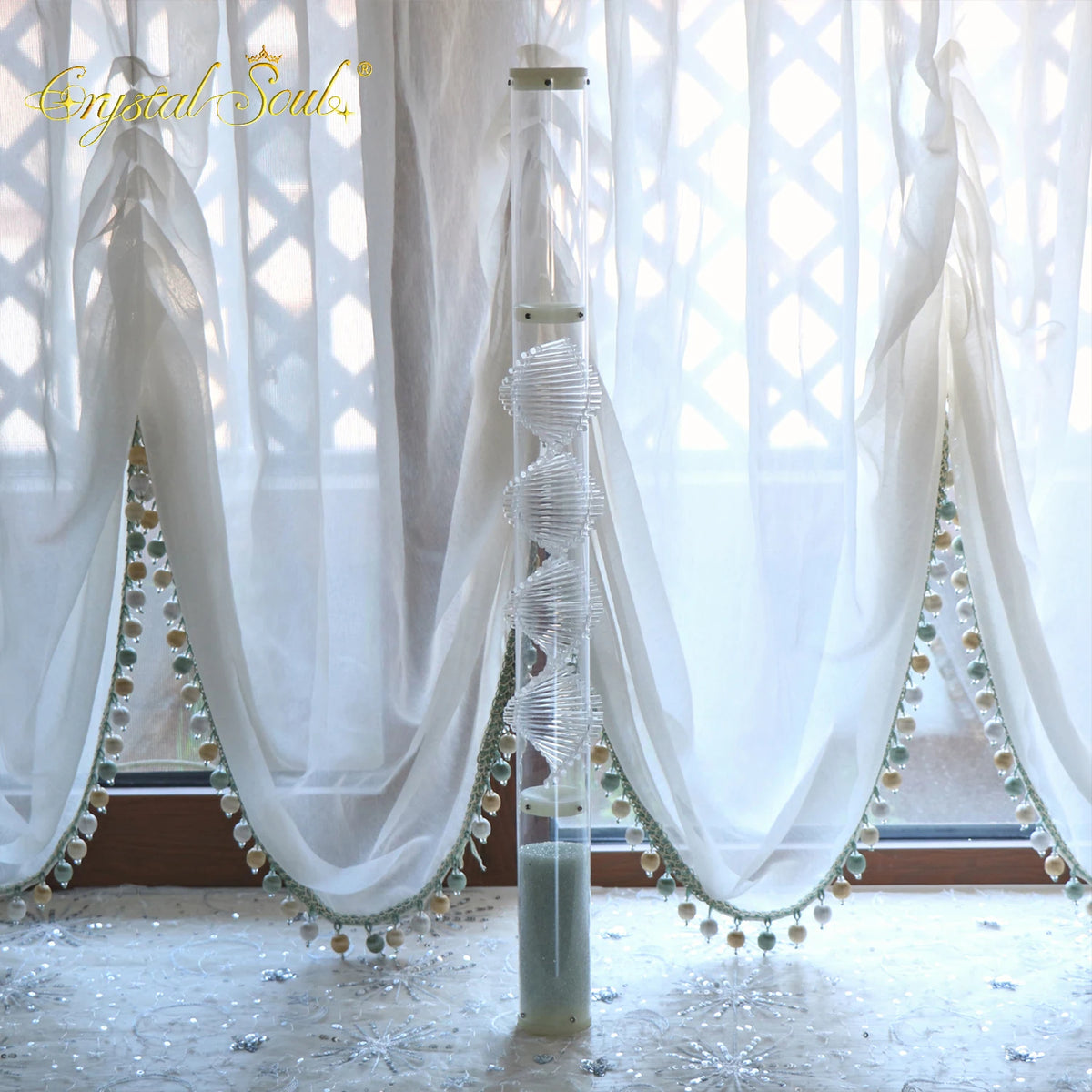 Clear Crystal Rain Sticks-ToShay.org