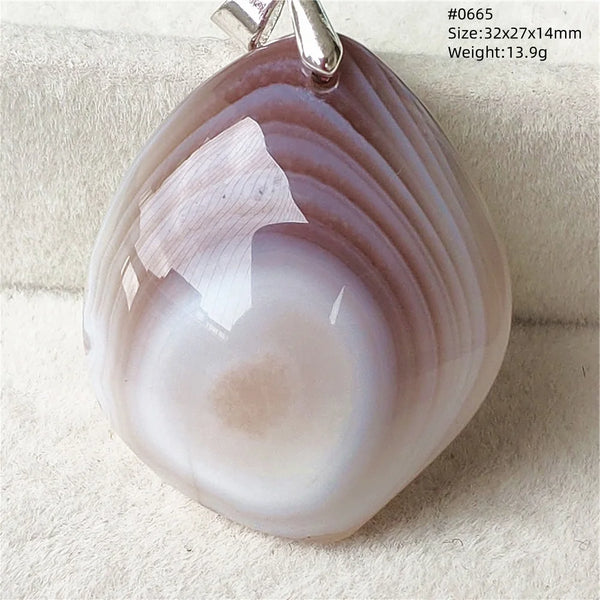 Grey Lace Agate Pendant-ToShay.org