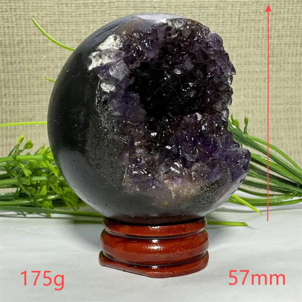 Purple Amethyst Cluster Ball-ToShay.org