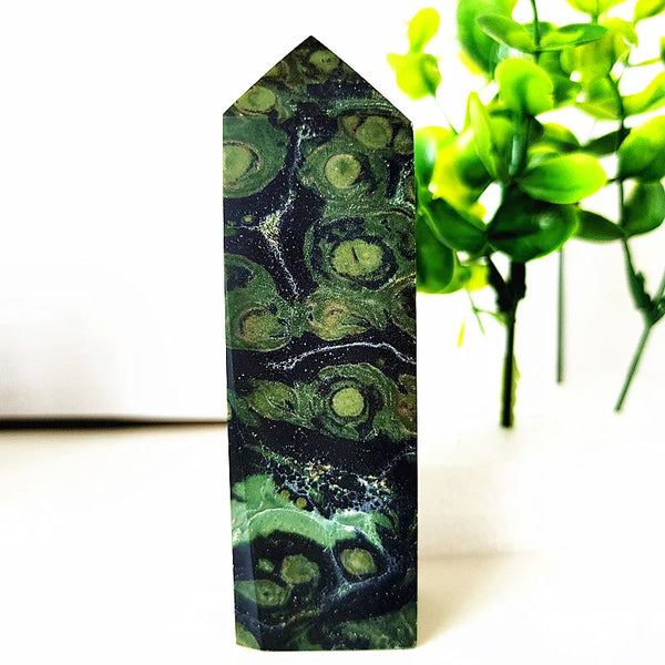 Green Peacock Eye Wand-ToShay.org