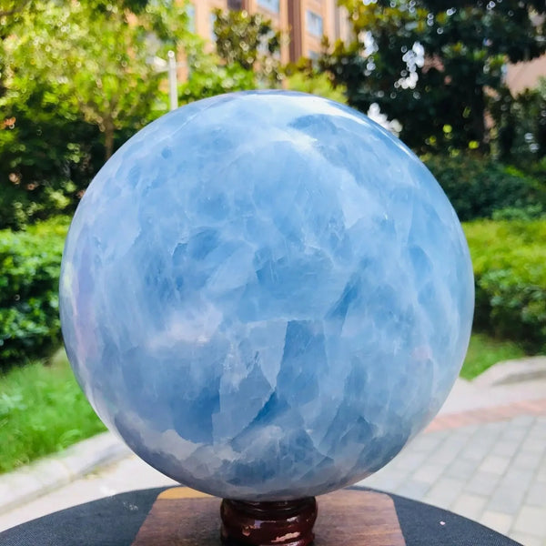 Blue Calcite Ball-ToShay.org