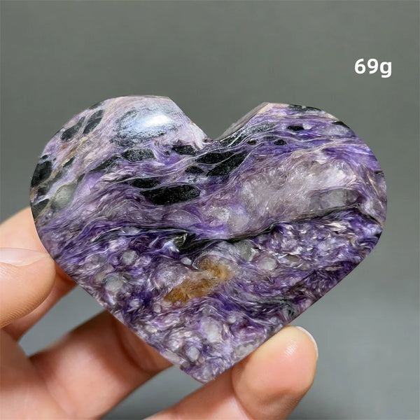 Purple Dragon Crystal Heart-ToShay.org