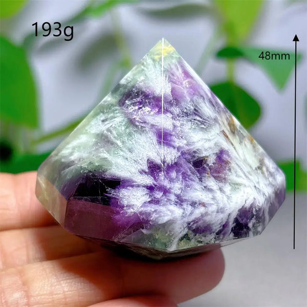 Rainbow Fluorite Diamond-ToShay.org