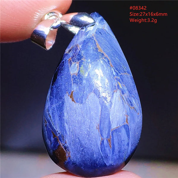 Blue Pietersite Chatoyant Pendant-ToShay.org
