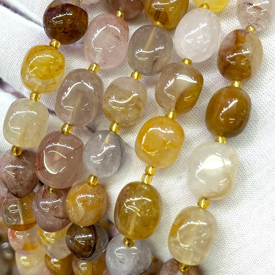 Yellow Gum Flower Beads-ToShay.org