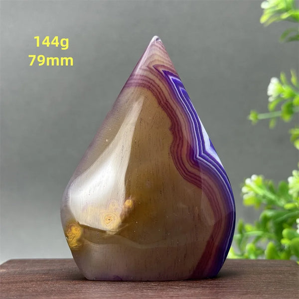 Purple Agate Torch-ToShay.org