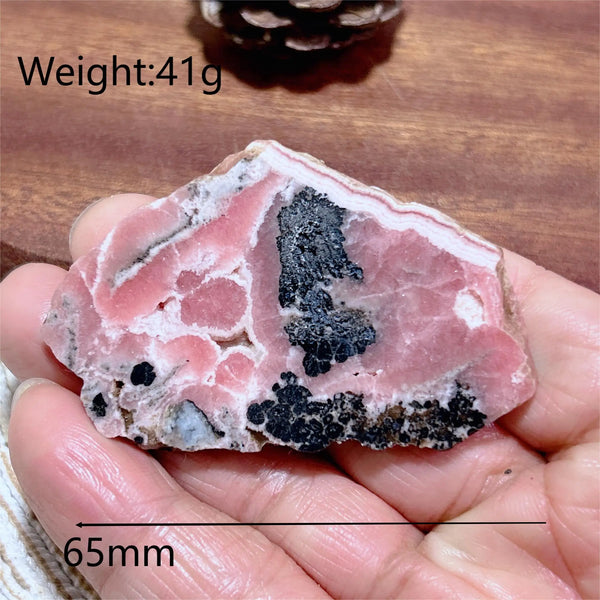 Pink Rhodochrosite Slab-ToShay.org