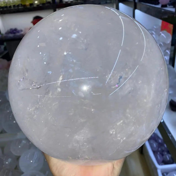 White Quartz Crystal Ball-ToShay.org