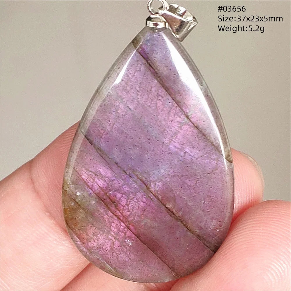 Blue Purple Labradorite Pendant-ToShay.org