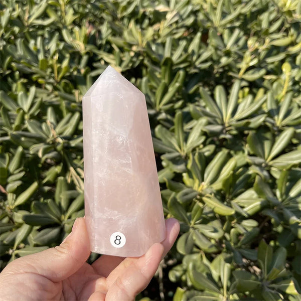 Pink Rose Quartz Point-ToShay.org