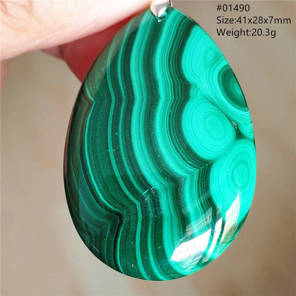 Green Malachite Pendant-ToShay.org