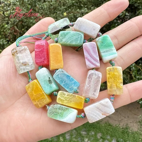 Mixed Cracked Agate Beads-ToShay.org