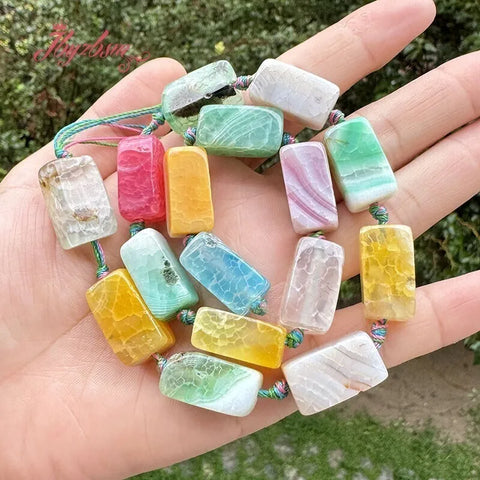 Mixed Cracked Agate Beads-ToShay.org
