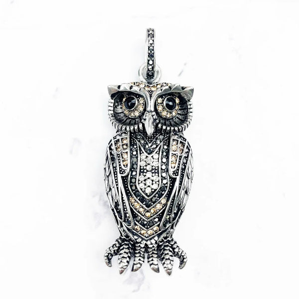 Silver Owl Pendant-ToShay.org