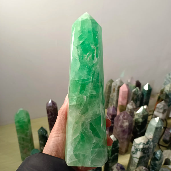 Green Fluorite Tower-ToShay.org