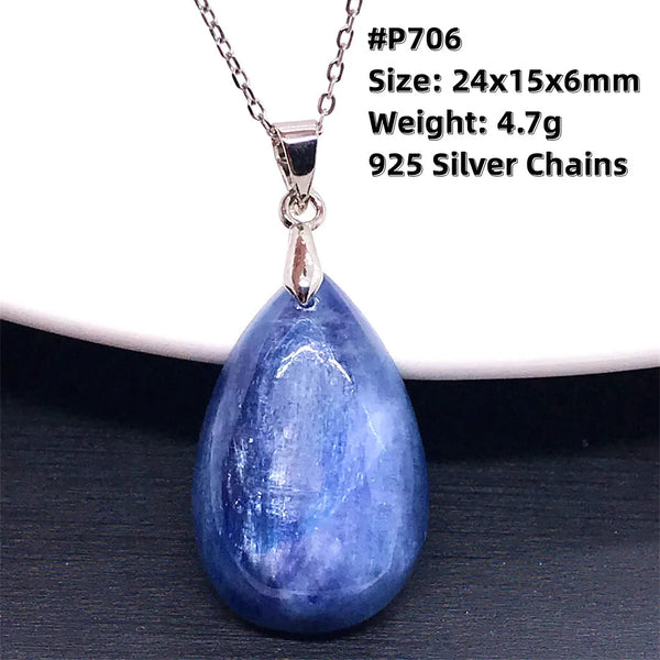 Blue Kyanite Pendant-ToShay.org