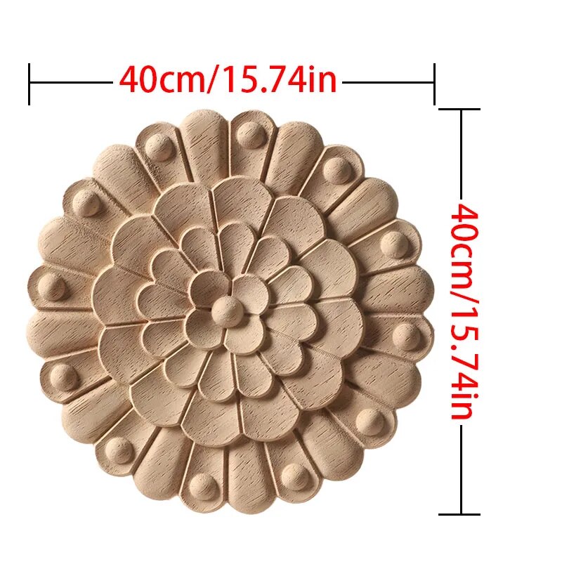 Wood Carved Flower Panel-ToShay.org