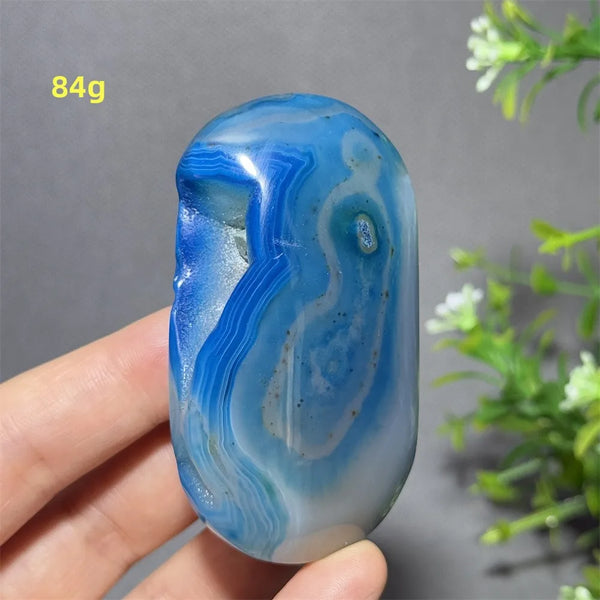 Blue Sapphire Striped Agate-ToShay.org